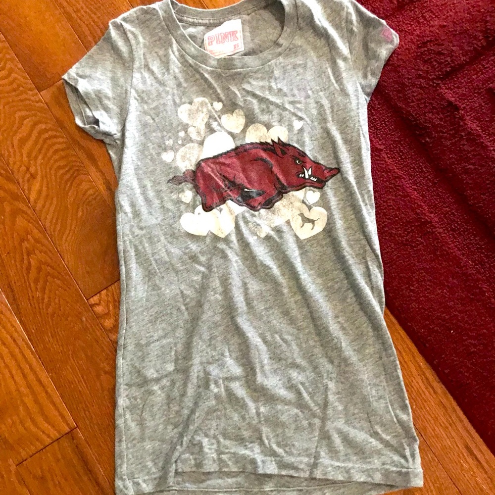 Razorback Victoria’s Secret Pink Tee